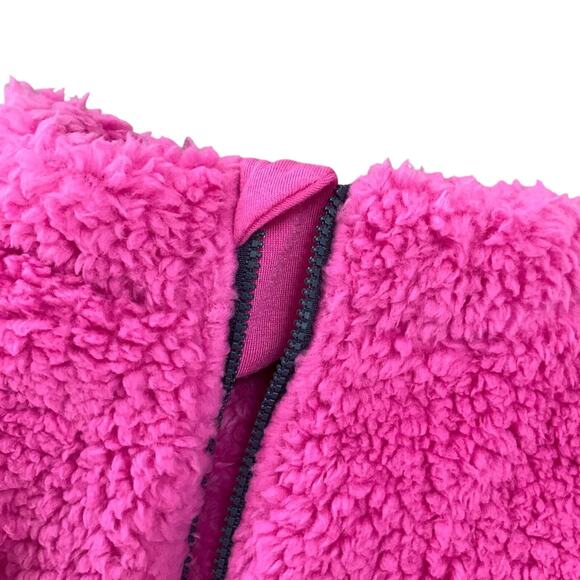 Splendid Girl's Jacket Fleece Zip Up Pink with Blue Hearts Size 4T - Picture 5 of 11